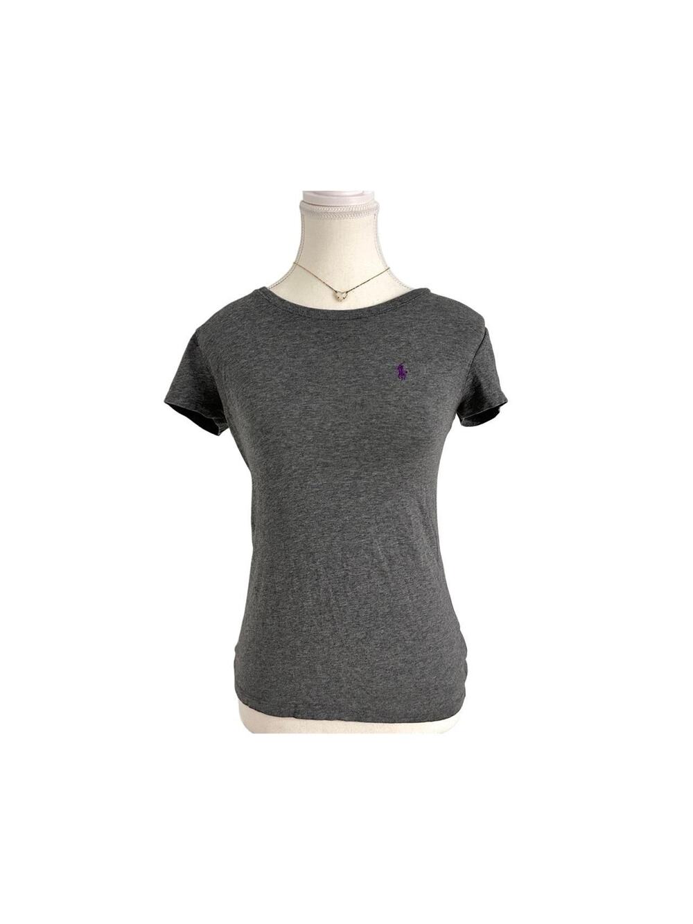 Polo Ralph Lauren Size Small Women’s Grey Baby Tee classics